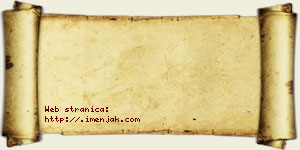 Milana Perošević vizit kartica